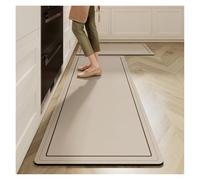 LSYHHXC Alfombra Cocina Alfombrilla de Cocina diatomeas, Absorbente Aceite, Antideslizante, Tiras largas, fácil Limpiar y Secado rápido(Color 01,40X60CM 1PC)