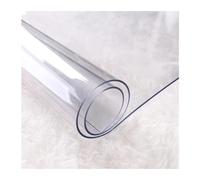 LSYHHXC Protector Mesa Transparente Cubierta Impermeable de Mantel Transparente de Vidrio Suave de PVC Grueso de 1,0 mm/2,0 mm/3,0 mm for Rectangular(Transparent 1.0mm,90X160CM)
