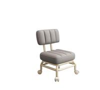 LSYHHXC Reposapiés de sofá con Asiento bajo y Ruedas giratorias universales, Taburete pedicura for Limpieza, Fitness, hogar, Garaje, peluquería 16(Light Gray)