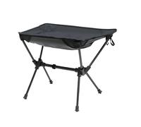 LSYHHXC Silla De Pesca Taburete de Camping, Silla Plegable portátil for Acampar, Mini Pesca con Forma Luna, Taburete for mochilero pies Antideslizantes, Accesorio for(Black)