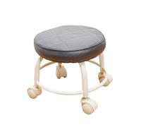 LSYHHXC Taburete Multifuncional con polea, Asiento Resistente, rotación de 360 Grados, Impermeable, Ruedas, Baja practicidad, for Ejercicios Perezosos 16(Dark Gray)