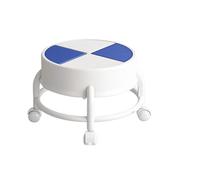 LSYHHXC Taburete pequeño Universal con Ruedas giratorias de 360 Grados for niños, Taburete bajo polea, Asiento Baja Altura, Silla rodante for habitación 16(Blue)