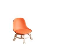 LSYHHXC Taburete pequeño Universal con Ruedas, Respaldo polea for el hogar, Taburete bajo, Banco móvil Asiento Giratorio for Zapatos 16