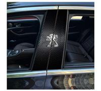 LSYZGRBC Adhesivos para el Pilar Central del Coche, para Peugeot 108 206 207 208 306 307 308 407 408 508 Impermeable Autoadhesivo Protección Solar contra Arañazos