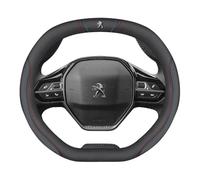 LSYZGRBC Funda Volante Coche Cuero, para Peugeot 308 2016-2025 35cm Antideslizante Funda Volante Transpirable Coche Interior Accesorios