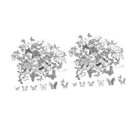 LSZOZPOSTER Nail accessories,140 Pcs Accessories Nail Decorations Butterfly Nail Decor Butterfly Nail Ornament Butterfly Nail Gems Nail Butterflies Charms