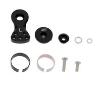 LT Easiyl 1 Juego de 25T 5 Agujeros Protector de Servo Brazo de Bocina de Aluminio con Tornillos Y Tuercas Compatible con 1/10 1/8 Coches RC Compatible con Arrma Karton 6S (Negro)