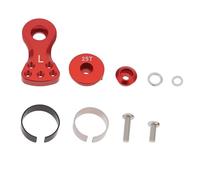 LT Easiyl 1 Juego de 25T 5 Agujeros Protector de Servo Brazo de Bocina de Aluminio con Tornillos Y Tuercas Compatible con 1/10 1/8 Coches RC Compatible con Arrma Karton 6S (Rojo)