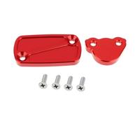 LT Easiyl 1 Juego de Tapa de Depósito de Freno Delantero Y Trasero Compatible con Honda CRF 150 R/RB 2007-2024 Color Rojo