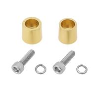 LT Easiyl 1 par de adaptadores de poste de batería M6 de latón M6, conector de terminal de batería positivo o negativo, abrazaderas de cable de batería para baterías de litio de coche