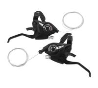 LT Easiyl 1 Par De Palancas De Freno De Bicicleta 3x7 Palanca De Cambios De 21 Velocidades con Cables De Marcha para Bicicleta De Montaña Bicicleta Plegable Bicicletas De Ciudad Carreras