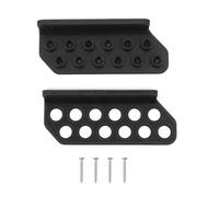 LT Easiyl 1 Par Soportes para Arcos de Flechas Montados en La Pared 12 Flechas Adecuados para Almacenar Flechas Fibra de Vidrio Flechas de Madera Y Aluminio Color Negro (11 X 4,2 X 2 Cm)