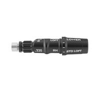 LT Easiyl 1 Pieza de Adaptador de Eje de Golf de 0,335 Mm Funda de Eje de Putter de Golf de Repuesto Compatible con Taylormade Qi10 RH M1-M6 El Driver Negro