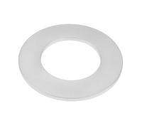 LT Easiyl 1 Pieza de Arandela Reparación Base Grande para Grifo de Cocina de Aluminio 70 X 40 X 3 Mm Accesorios de Reparación de Grifo Arandela Plana para Grifo de Ducha Fijación Plateada