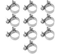 LT Easiyl 10 abrazaderas de manguera ajustables de acero inoxidable 304 de 14-16 mm