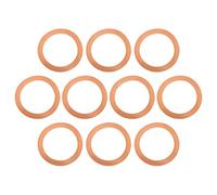 LT Easiyl 10 Arandelas de Tapón de Drenaje de Caja de Cambios FTC4112 24 X 32 X 1,5 Mm Arandela de Tapón de Drenaje de Cobre Compatible con Land Rover Defender Discovery RRC P38 LT77 R380