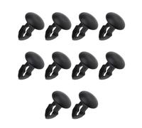 LT Easiyl 10 tapones para marco de botella de agua para bicicleta, 8 x 12 mm, clips de plástico negro