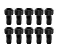 LT Easiyl 10 Tornillos de Tuerca de Bloqueo para Abrazadera de Trémolo de Guitarra M3 X 6 Mm Compatible con Floyd Rose (negro)