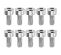 LT Easiyl 10 Tornillos de Tuerca de Bloqueo para Abrazadera de Trémolo de Guitarra M3 X 6 Mm Compatible con Floyd Rose (plateados)