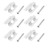 LT Easiyl 100 Clips De Acero Inoxidable Para Terraza Clips Compuestos Para Terrazas Clips Espaciadores De Fijación Ocultos Con 100 Tornillos Para Cierre De Suelo De Madera De Bambú WPC/BPC