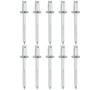 LT Easiyl 10pcs Elevador de Cristal de Puerta de Coche Remaches Pop de Metal Ajustador de Remache Clip de Fijación A0049902897 Compatible con Mercedes Benz CLASE C W204 Plateado