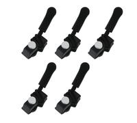 LT Easiyl 15 Piezas de Repuesto de Tirador de Cremallera con Cabezal de Cremallera Extraíble Antideslizante Tamaño S/M/L para Ropa Equipaje Carteras Color Negro