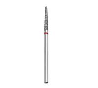 LT Easiyl 1pc Broca Cortadora Uñas Acero Carburo Tungsteno de 2,35 Mm Brocas Cónicas para Uñas Amoladora Eléctrica para Quitar Gel Y Revestimientos Acrílicos (rojo F FineTeeth)