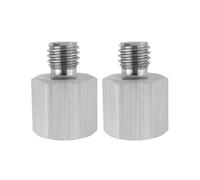 LT Easiyl 2 adaptadores convertidores de rosca hembra de 10 mm a macho de 8 mm, acero inoxidable 304, hexagonal, adaptador, reductor de varilla de rosca