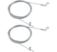 LT Easiyl 2 cables de acelerador de cabeza Z para cortacésped de 2000 mm, gancho en Z, cable de freno de motor, cortacésped, extremo Z, cable flexible del acelerador, diámetro de 1,5 mm