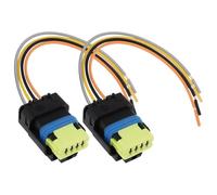 LT Easiyl 2 cables de conector de lámpara trasera de 4 pines 51277271 211PC042S4021 compatible con Qashqai J10 2007-2013, 15 cm