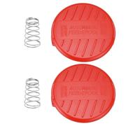 LT Easiyl 2 cubiertas de carrete 385022-03N para cortacésped, cubierta de carrete de recortadora, compatible con cortacésped Black & Decker BESTA530 GH400 GL4525 GL5028 GLC120