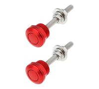 LT Easiyl 2 cubiertas laterales de motocicleta de 22 mm M6 compatibles con Simson S50/S51 (rojo)