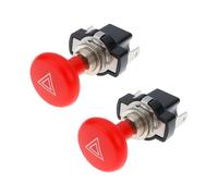 LT Easiyl 2 Interruptores de Luces de Emergencia para Coche de 12 V Compatible con VW Golf Coches Clásicos