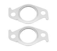 LT Easiyl 2 juntas de válvula EGR compatibles con Mitsubishi L200 KB4T Series 4 2.5 DiD OE 1582A209 75 x 41.7 mm Junta de placa de bloque de bloqueo EGR de acero inoxidable