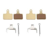 LT Easiyl 2 Pares de Pastillas de Freno de Disco de Bicicleta de Metal Sinterizado Compatible con Shimano GRX BR-RX400 800 810 L05 L03 K04 Doradas