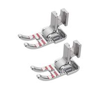 LT Easiyl 2 Piezas 1/4 Pulgada Pie Prensatelas De Metal Para Patchwork Y Acolchado Para Máquina De Coser Compatible Con Kenmore Compatible Con Máquinas De Coser Domésticas Singer