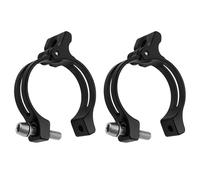 LT Easiyl 2 Piezas Adaptador de Desviador de Bicicleta Clip de Desviador de Aleación de Aluminio para Bicicleta de Carretera Freno Delantero Ajustable de 34,9 Mm Compatible con MTB Compatible con BMX