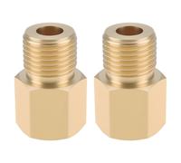 LT Easiyl 2 Piezas Adaptador de Rosca de Latón M14 X 1,5 Hembra A M16 X 1,5 Macho para Interruptor de Ventilador de Tapón de Cárter