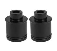 LT Easiyl 2 Piezas de Adaptador de Eje Pasante de 15 Mm A 9 Mm Adaptador de Conversión de Horquilla QR de Liberación Rápida Compatible con Hope Compatible con DtSw Y para Ejes Pasantes de 15 Mm