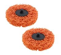LT Easiyl 2 Piezas Discos de Decapado de 75 Mm X 15 Mm Velocidad Máxima de 12 000 RPM Rueda de Eliminación Color Naranja