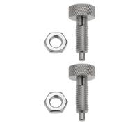 LT Easiyl 2 Piezas M8x1.25 Émbolo de Resorte Autoblocante con Mango Moleteado de Acero Inoxidable para Chasis Armarios Electrodomésticos Y Automóviles