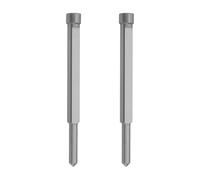 LT Easiyl 2 Piezas Pasador de Centrado de Acero de Alta Velocidad de 6,34x77mm Pasador Central Piloto de Cortador Anular Adecuado para Cortadores Anulares con Profundidad de Corte de 25 Y 30mm