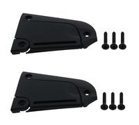 LT Easiyl 2 Placas de Cubierta para Barra de Armadura de Guitarra con Tornillos Y 3 Agujeros para Bajo de Guitarra