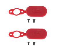 LT Easiyl 2 protectores de silicona para puerto de carga, impermeable, antipolvo, interfaz de carga, compatible con Xiaomi 1S Essential Pro/Pro2 Scooter eléctrico, rojo