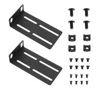 LT Easiyl 2 soportes de 88 mm, distancia de agujero ajustable de 29 a 40 mm para interruptores de 19 pulgadas, compatibles con interruptores HP con tornillo