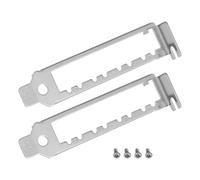 LT Easiyl 2 Soportes de Perfil Bajo para Tarjeta de Red con 4 Tornillos Compatible con Intel X710-DA4 I350-F4