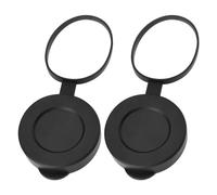 LT Easiyl 2 tapas protectoras de goma para lente de objetivo compatibles con prismáticos de 8 x 42, 10 x 42, 12 x 42, 12 x 42, color negro
