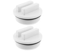 LT Easiyl 2 Tapones de Drenaje para Filtro de Piscina de 1,5 Pulgadas Tapón de Retorno de Invierno Tapón de Boquilla para Piscina con Junta Tórica para Detener Problemas de Fugas Y Desbordamiento