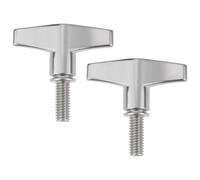 LT Easiyl 2 tuercas de mariposa M6 x 15 mm para soporte de platillo, tornillo de aleación de zinc para baterista