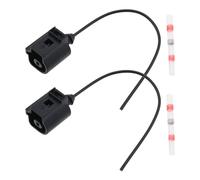 LT Easiyl 2 unidades de 1 pin sensor de presión de aceite Conector Cable de conexión 1J0973081 Compatible con Audi Compatible con Porsche Compatible con Volkswagen 98-2016